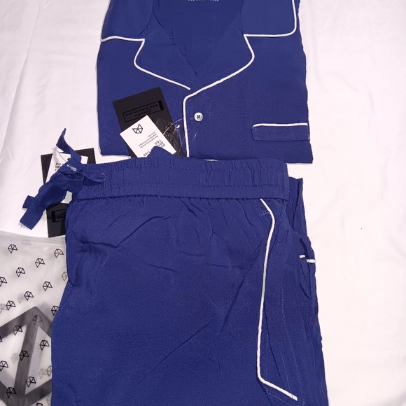 Unisex sleep raw pant/shirt top and bottom smooth material rawgear blue los ange - Picture 6 of 11